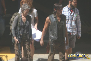 Illustration for article titled Does a Set Photo Reveal a Walking Dead Reunion?